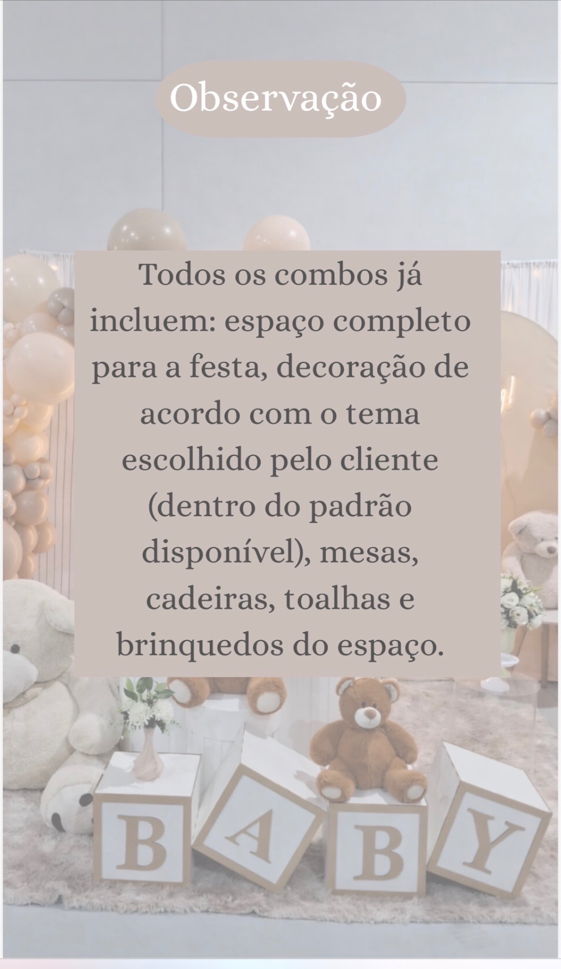 Tema Ursinhos